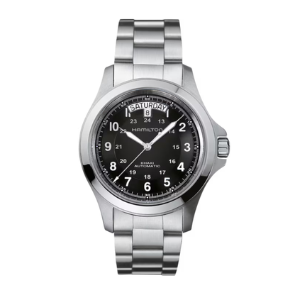 Hamilton Khaki Field King Automatic Black Dial Watch 40mm