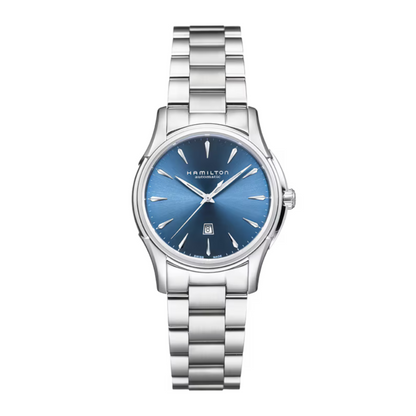 Hamilton Jazzmaster Lady Blue Stainless Steel Automatic Watch 34mm