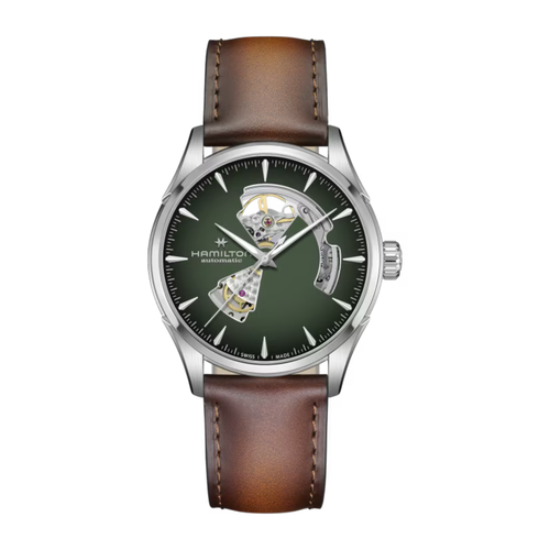 Hamilton Jazzmaster Open Heart Automatic Green Dial Watch 42mm