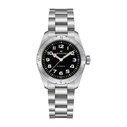 Hamilton Khaki Field Expedition Stainless Steel Black Dial Automatic Watch 41 mm