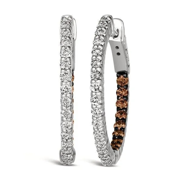 Le Vian Earrings with Radiant Chocolate Diamonds, Nude Diamonds. These earrings offer total weight 0.33 ctw.
