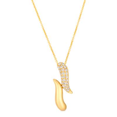 Le Vian 14k Honey Gold Chocolate Diamond Pendant JOLM 2