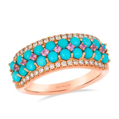 Le Vian 14k Strawberry Gold Chocolate Diamond Ring LALB 3