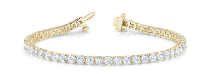 Lab Grown Diamond 4 Prong In Line Tennis Bracelet - View 2