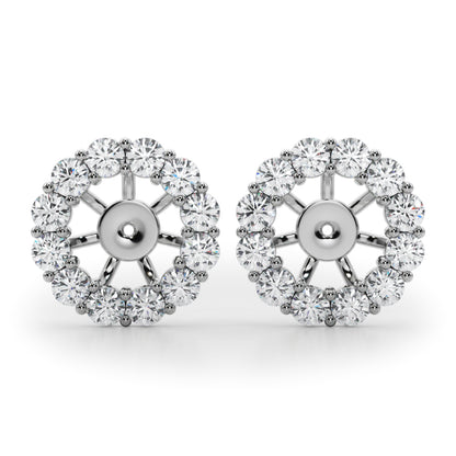 Lab Grown Diamond Earring Jacket For 1.0 Ct