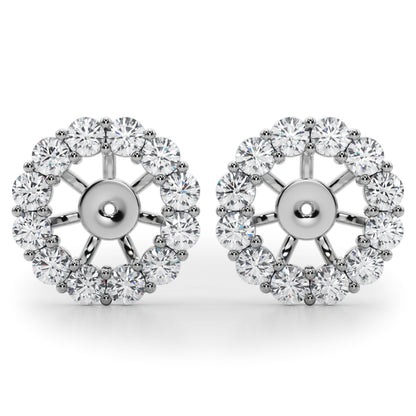 Lab Grown Diamond Earring Jacket For 2.0 Ct