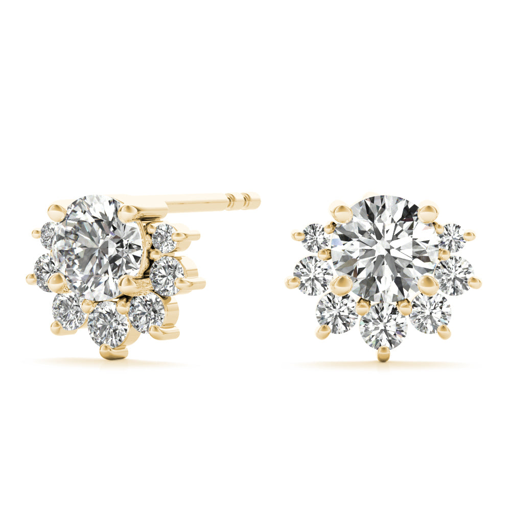 Lab Grown Diamond Fashion Earrings - View 2