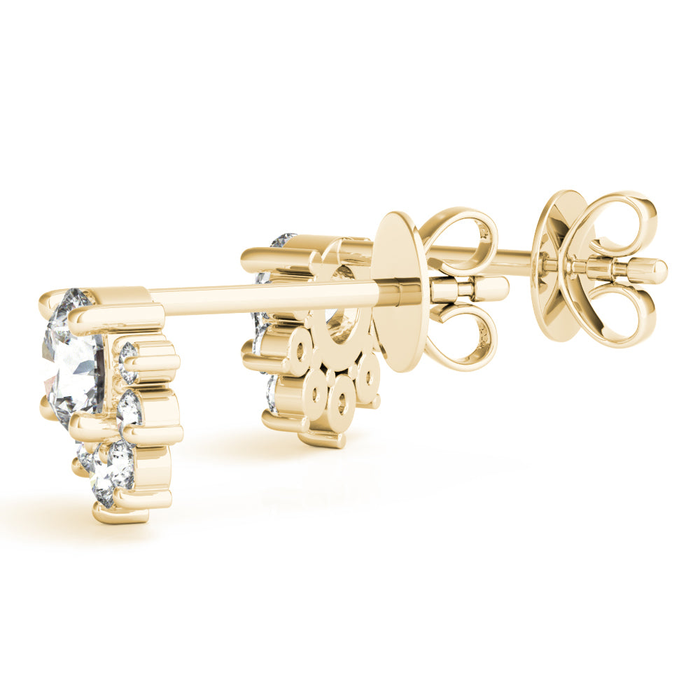 Lab Grown Diamond Fashion Earrings - View 3