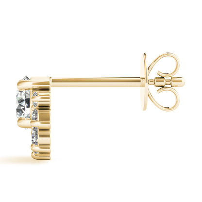 Lab Grown Diamond Fashion Earrings - View 4