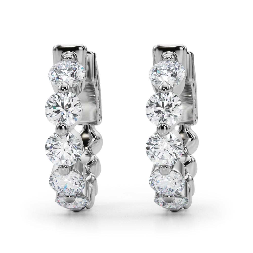Lab Grown Diamond Single Row Vault Lock