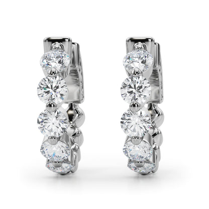 Lab Grown Diamond Single Row Vault Lock