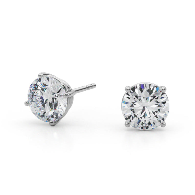 The Confident Diamond Studs - Eye-Catching Sparkle with Timeless Balance (2 CTW)