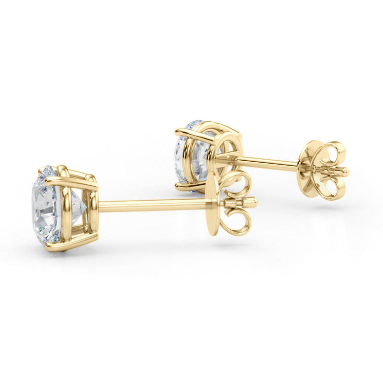 The Elevated Diamond Studs - Noticeable Brilliance, Effortlessly Refined (1.5 CTW)