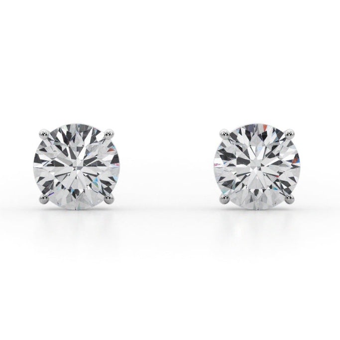 The Elevated Diamond Studs - Noticeable Brilliance, Effortlessly Refined (1.5 CTW)