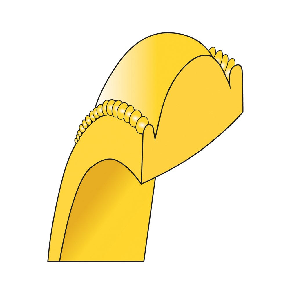 14K Yellow Gold Milgrain Comfort Fit Ring, Size 12.5 - Image 5