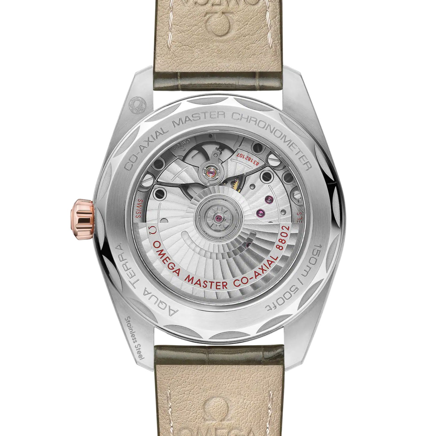 Omega Seamaster Aqua Terra Sedna Gold Steel Green Dial Automatic Watch 38 mm