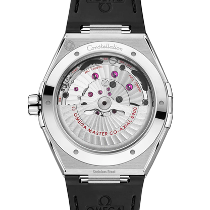 Omega Constellation Black Leather Black Dial Automatic Watch 41 mm