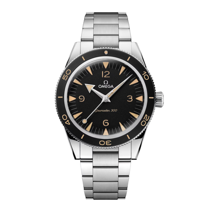 Omega Seamaster 300 Stainless Steel Black Dial Automatic Watch 41 mm