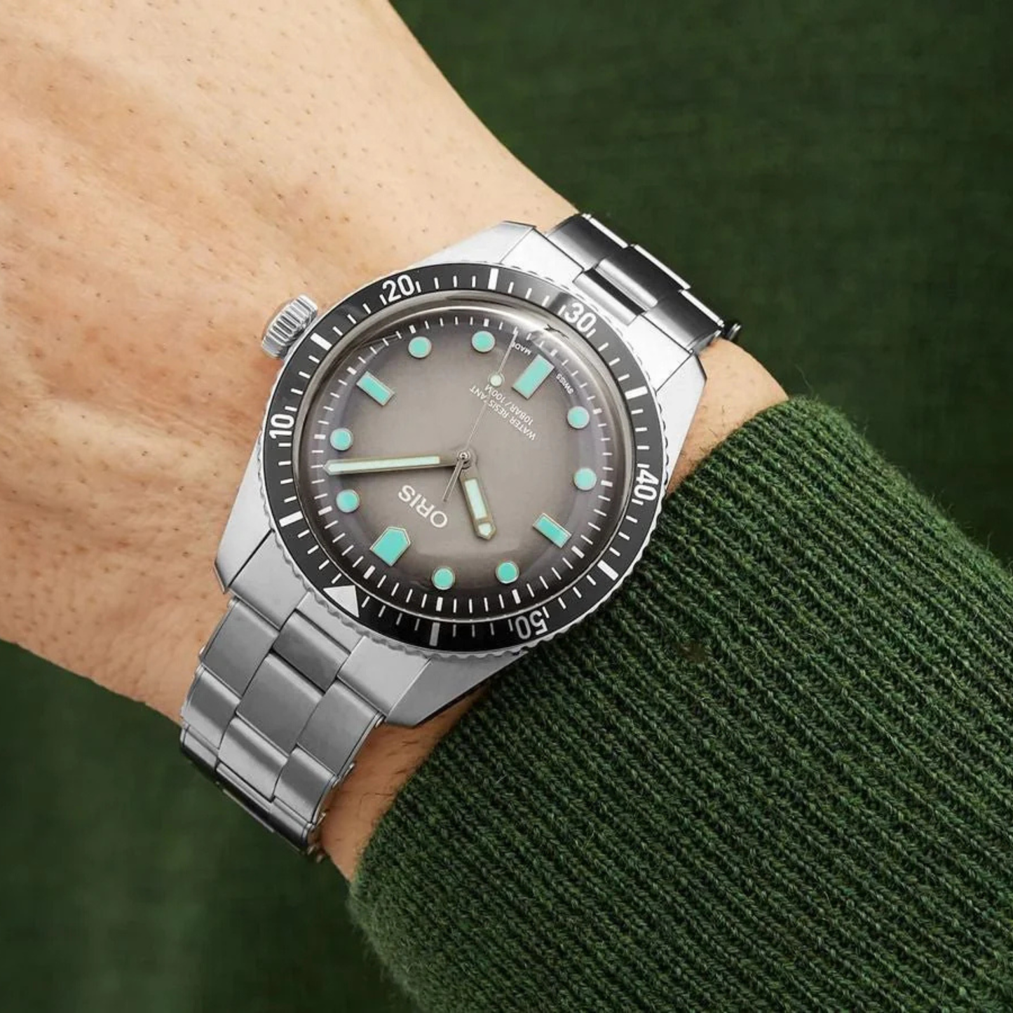 Oris Divers Sixty‑Five Stainless Steel Grey Dial Automatic Watch 40mm