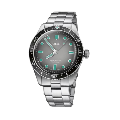 Oris Divers Sixty‑Five Stainless Steel Grey Dial Automatic Watch 40mm