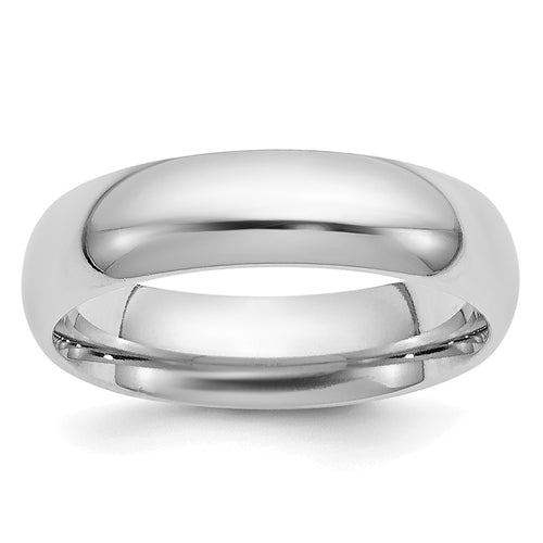 Platinum 5mm Comfort-Fit Wedding Band Size 13