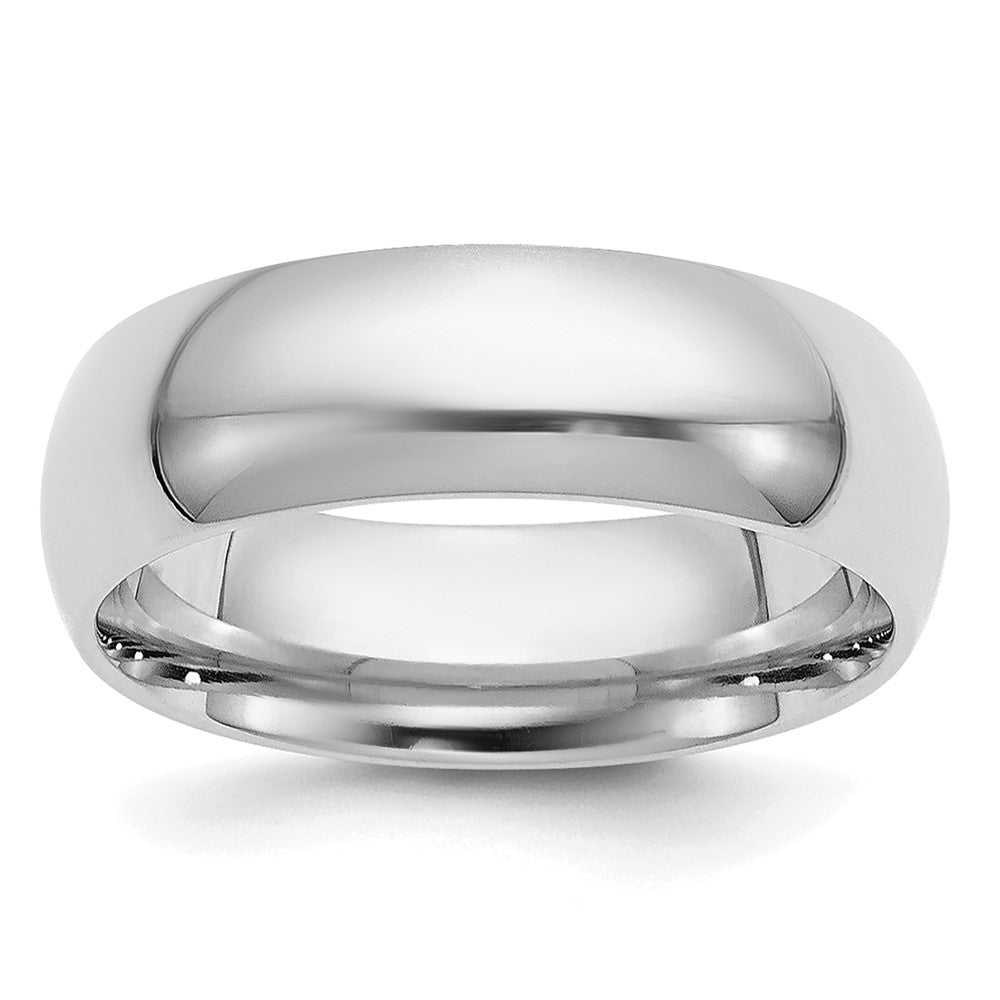 Platinum 6mm Comfort-Fit Wedding Band Size 13