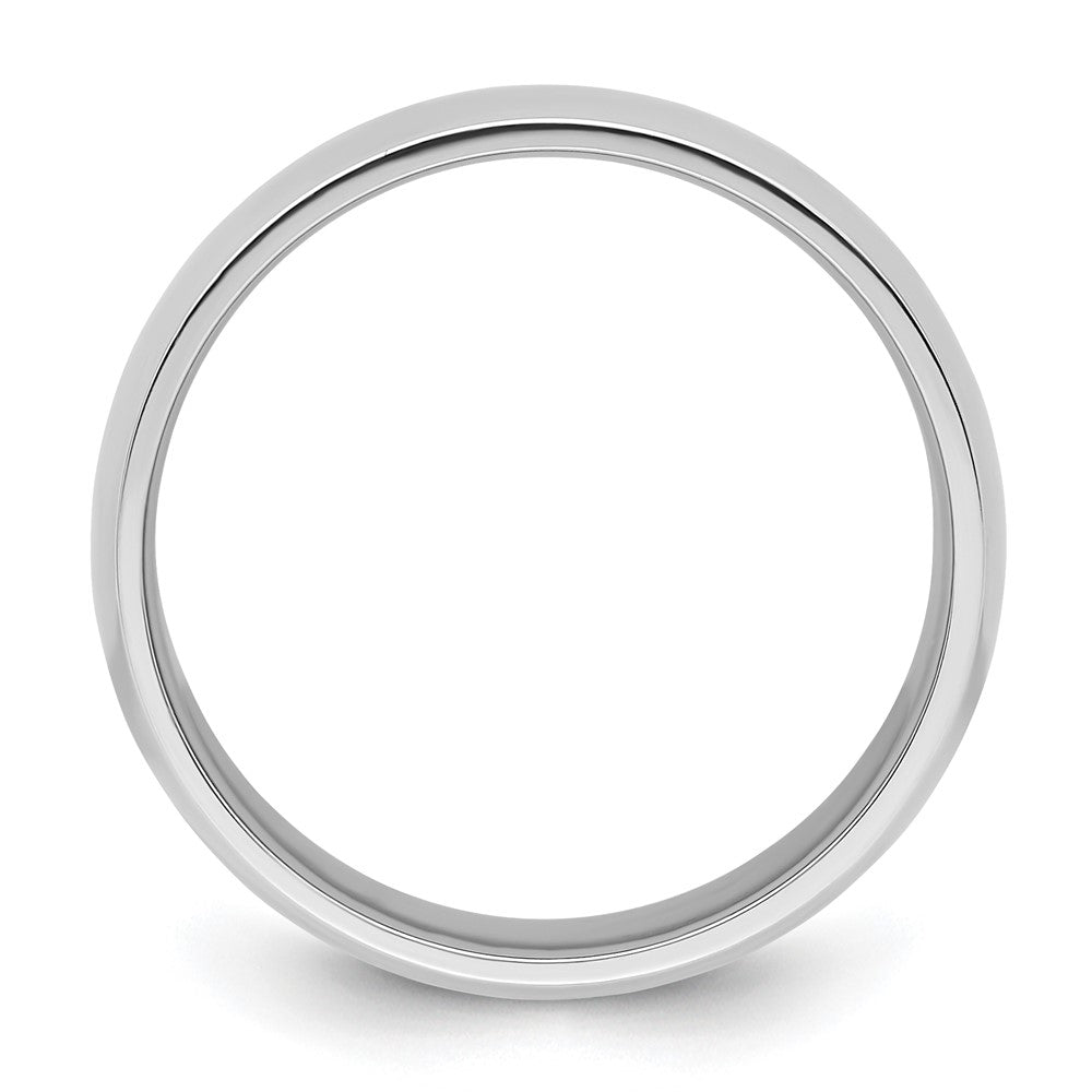Platinum Comfort-Fit Wedding Band, 8mm, Size 10.5 - Image 1