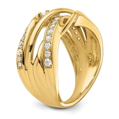14k Fancy Diamond Ring - View 6