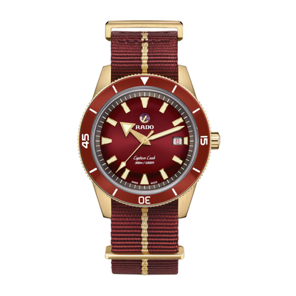 Rado Captain Cook Red Bronze Ceramic Automatic Watch 42 mm