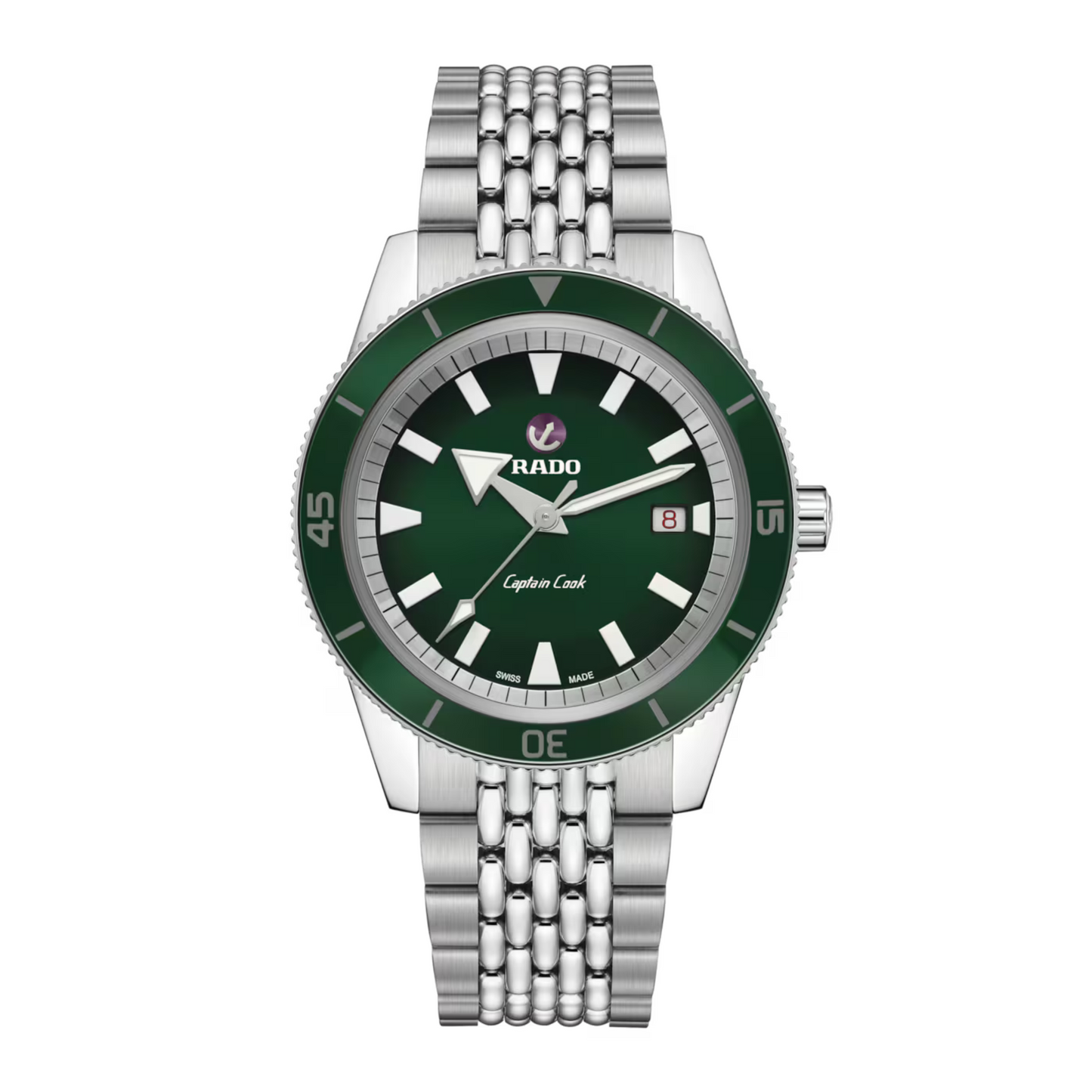 Rado Captain Cook Ceramic Stainless Steel Automatic Watch 42 mm