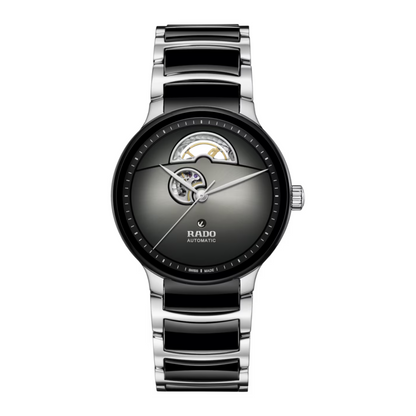 Rado Centrix Black Open Heart Automatic Watch 39.5 mm