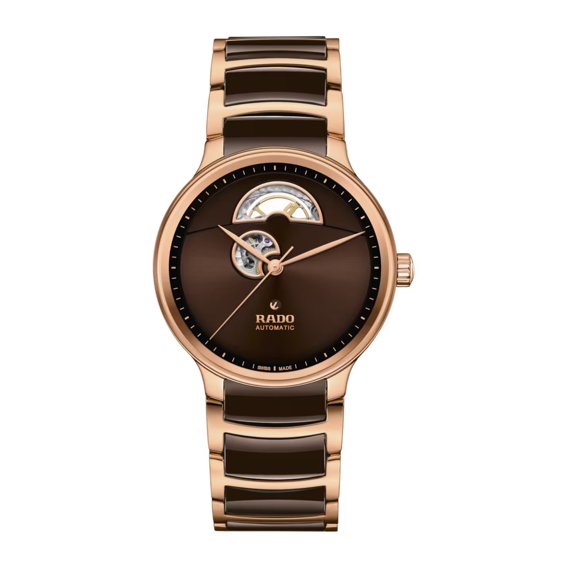Rado Centrix Automatic Open Heart Brown Dial 39.5mm – Marc