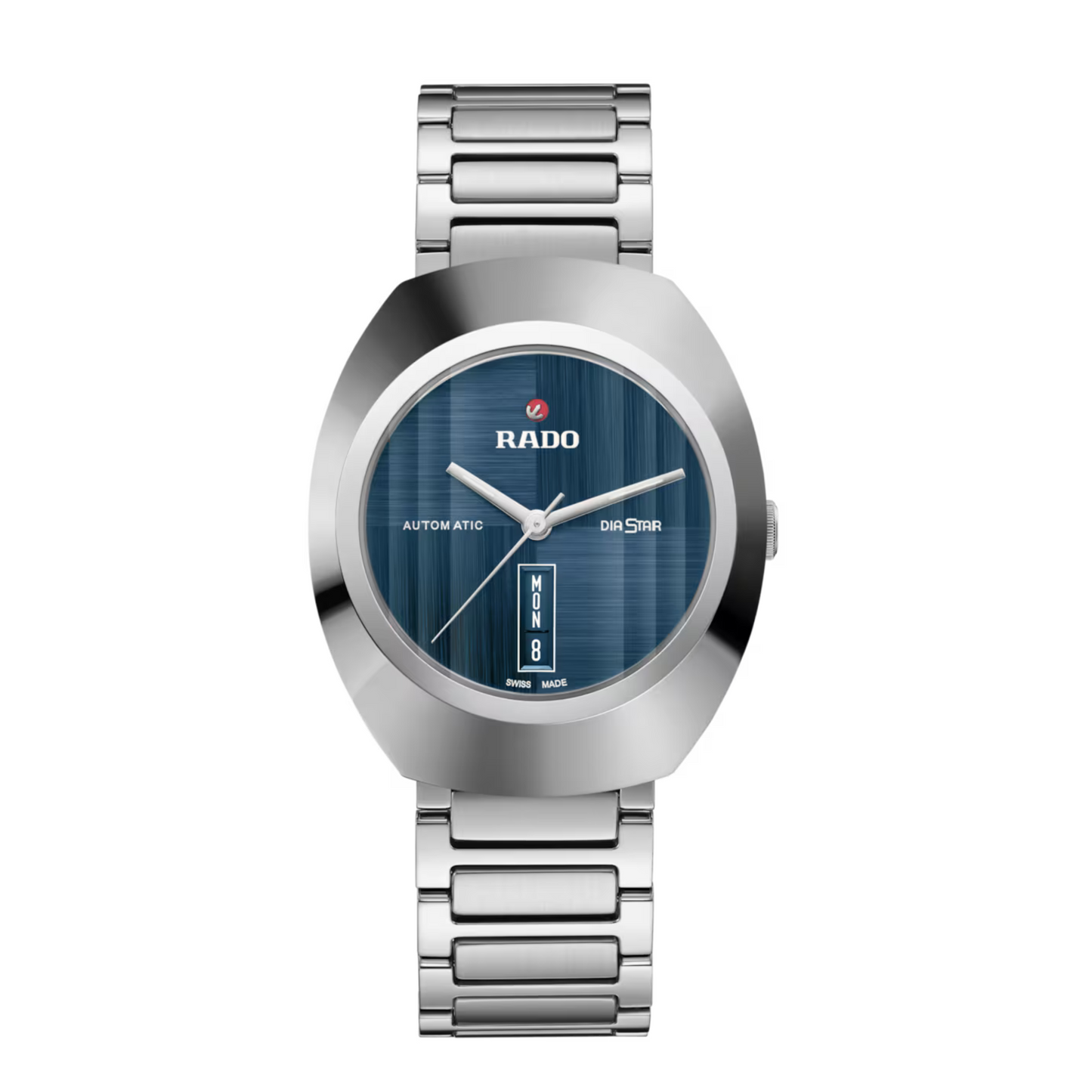 Rado DiaStar Original Blue Stainless Steel Automatic Watch 38 mm
