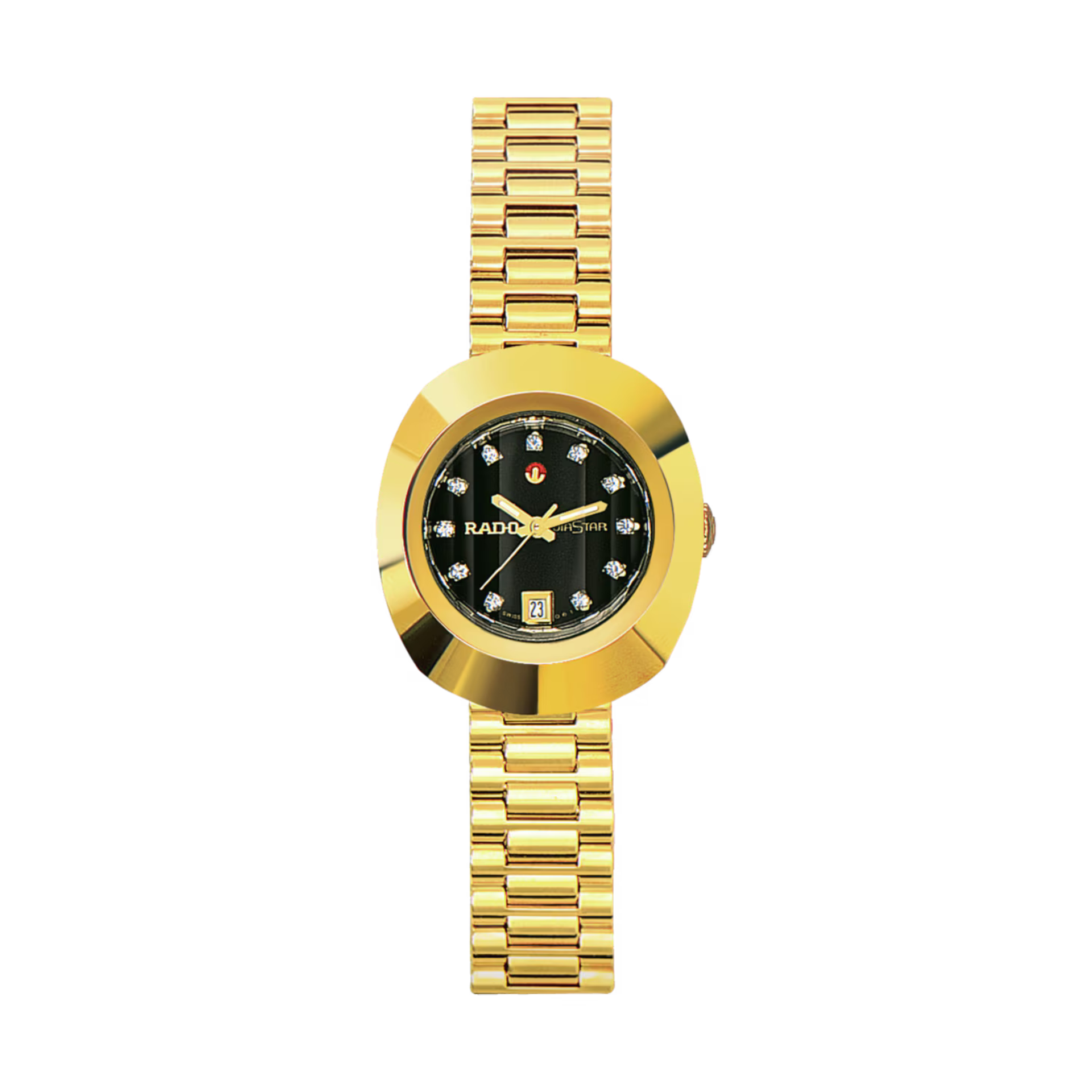 RADO ゴールド 時計 Rado DiaStar Original 27.3mm Blue Dial Stainless Steel Automatic