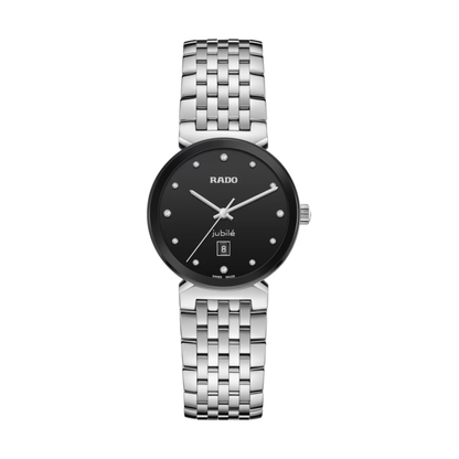 Rado Florence Classic Black Stainless Steel Watch 30 mm