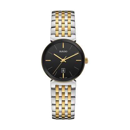 Rado Florence Classic Black Two-Tone Stainless Steel Watch 30 mm