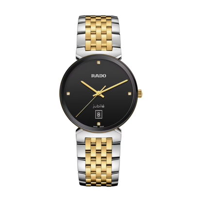 Rado Florence Classic Black Two-Tone Stainless Steel Watch 38 mm