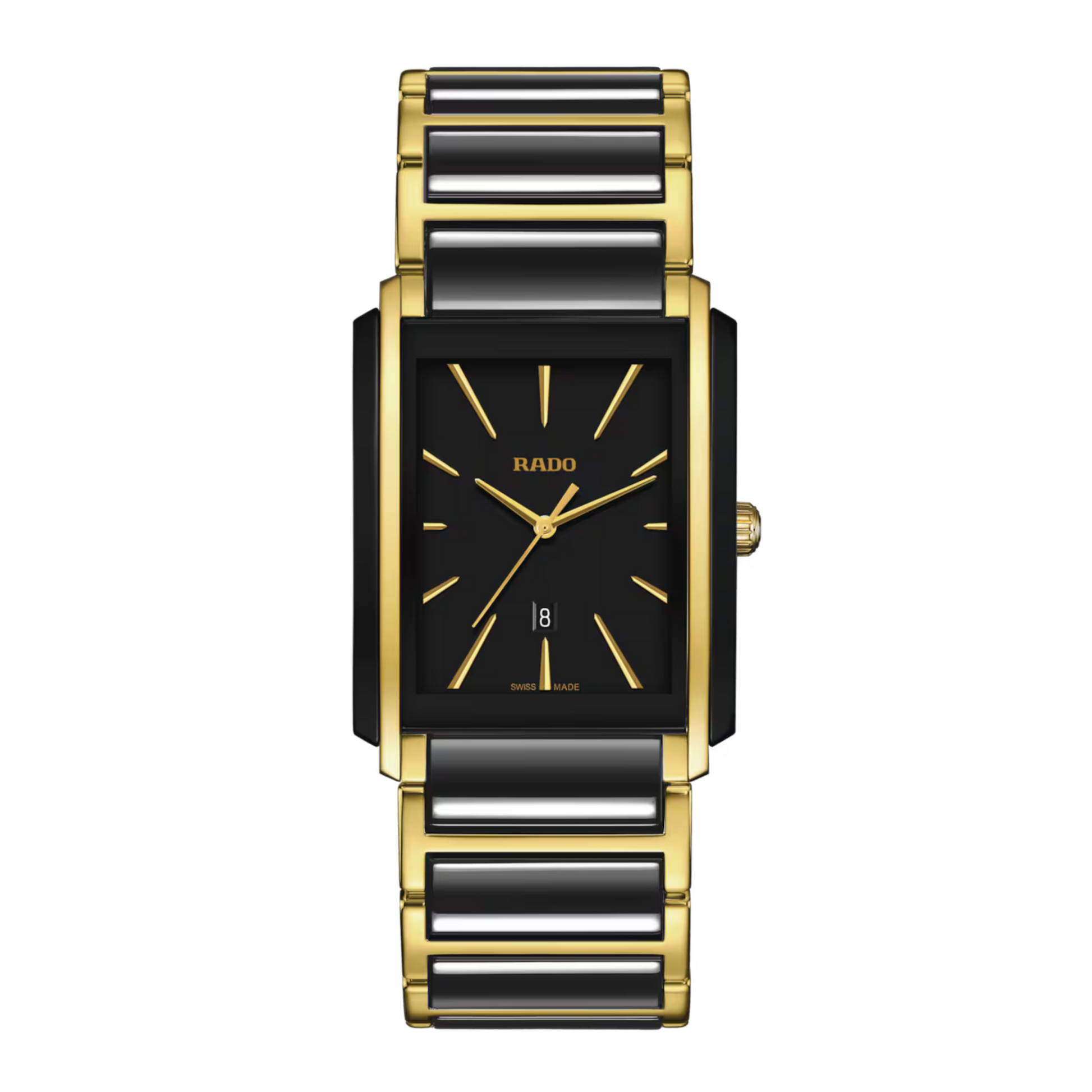 Rado Integral 31mm Black Dial Two-Tone Stainless Steel Ceramic