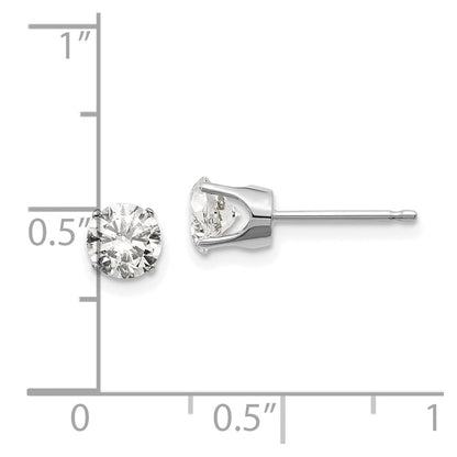 14kw 1.00ct. I2 K-L Diamond Stud Push-on Post Earrings