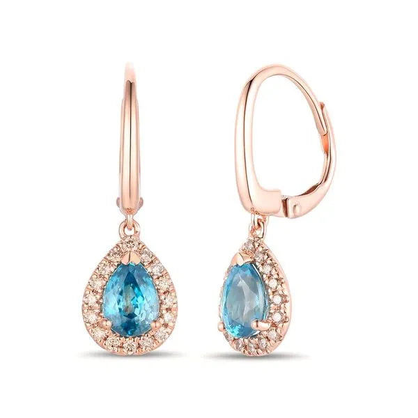 Le Vian Earrings with Radiant Nude Diamonds. These earrings offer total weight 1.50 ctw.