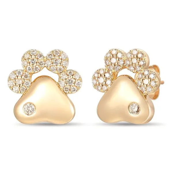 Le Vian Earrings in 14K Honey Gold featuring Nude Diamonds.