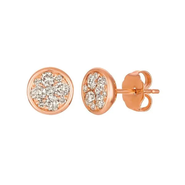 Le Vian Earrings featuring Nude Diamonds. These earrings offer total weight 0.25 ctw.