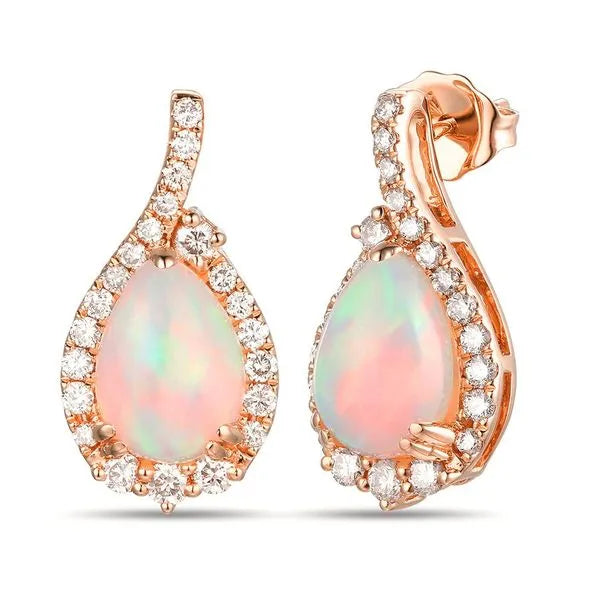 Le Vian Earrings with Radiant Nude Diamonds. These earrings offer total weight 1.88 ctw.