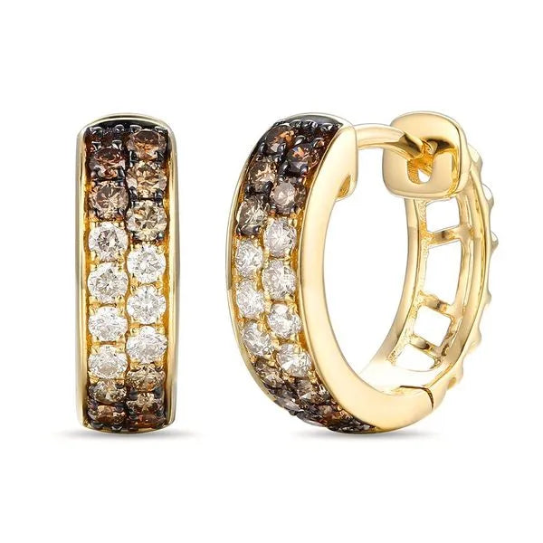 Le Vian Earrings in 14K Honey Gold featuring Diamonds.