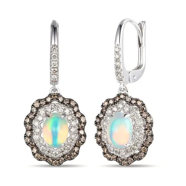 Le Vian Earrings featuring Chocolate Diamonds, Nude Diamonds. These earrings offer total weight 0.88 ctw.