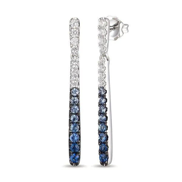Le Vian Earrings featuring Sapphire. These earrings offer total weight 0.50 ctw.