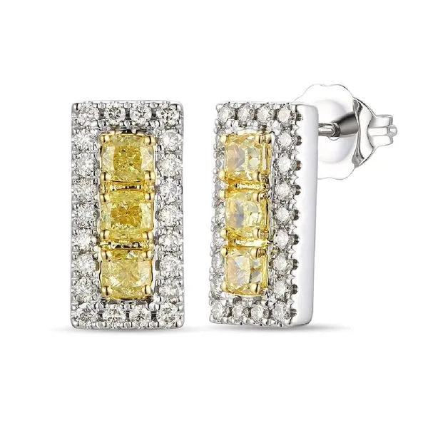 Le Vian Earrings featuring Nude Diamonds. These earrings offer total weight 0.63 ctw.
