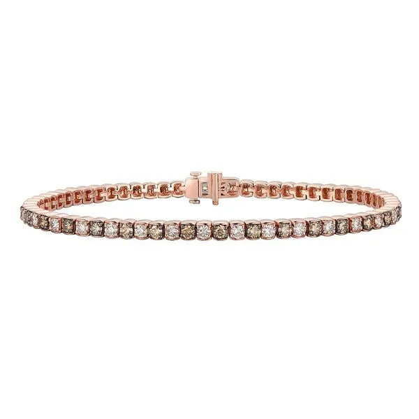 Le Vian Bracelet featuring Chocolate Diamonds, Nude Diamonds. This piece offers total weight 1.88 ct.