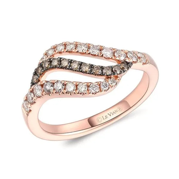 Le Vian Necklace in Rose Gold featuring Chocolate Diamonds, Nude Diamonds.