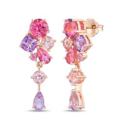 Le Vian 14k Strawberry Gold Passion Fruit Tourmaline Earring TTCU5E